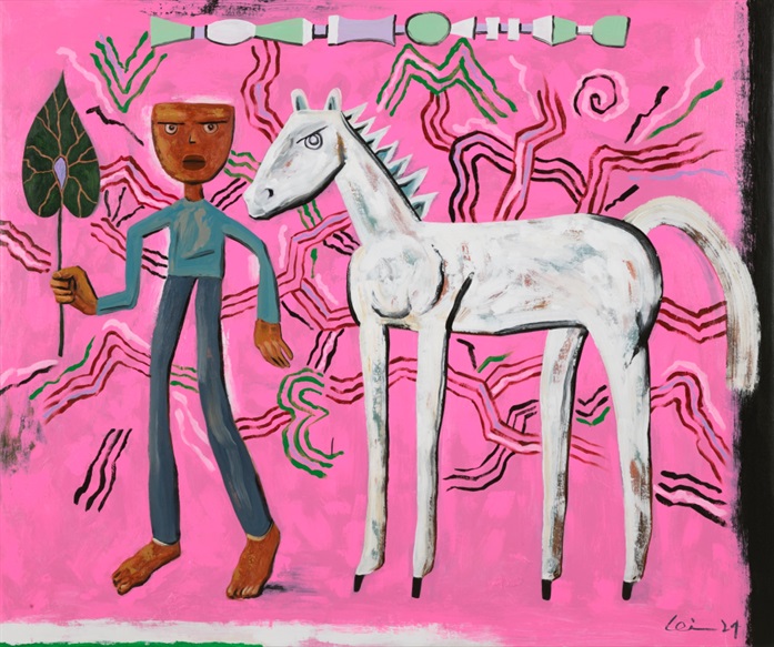 和⼀匹⽩⻢度过整个夏天 A summer with a white horse