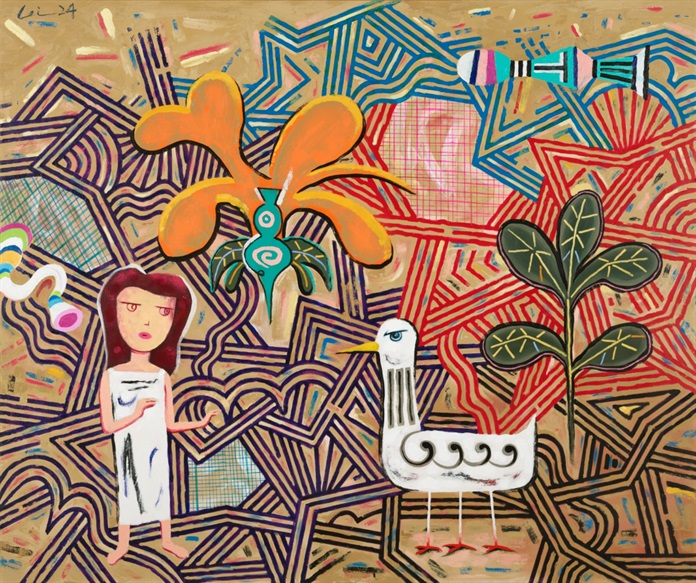 野花下 Under wildflowers