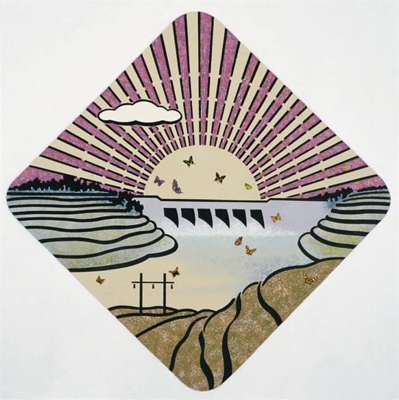 太阳下的⻛景-彩蝶⻜  The scenery under a sun- To fly butterfly