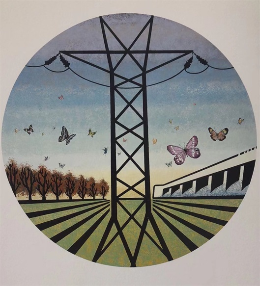 太阳下的⻛景-早春  The scenery under a sun- Early spring