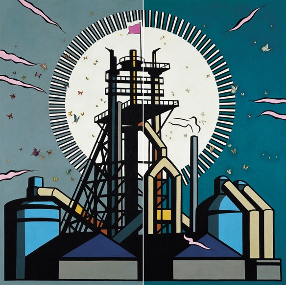 太阳下的⻛景-寂静的工厂  The scenery under a sun- Silent factory