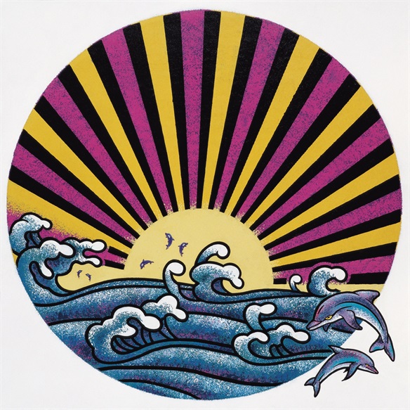 太阳下的⻛景-海豚  The scenery under a sun- Dolphin