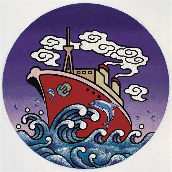 太阳下的⻛景-戏浪  The scenery under a sun- enjoy for wave