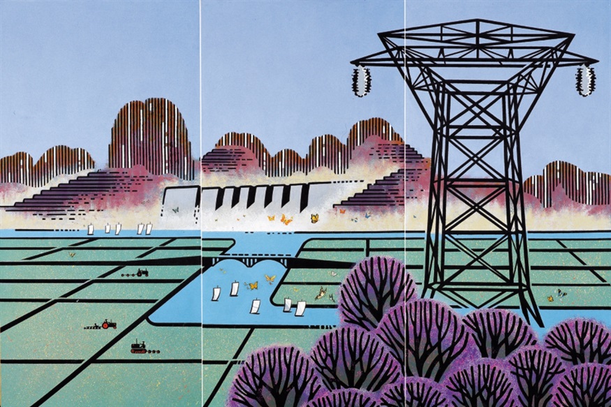 太阳下的⻛景-农村是个广阔的天地  The scenery under a sun- The countryside is a vast area