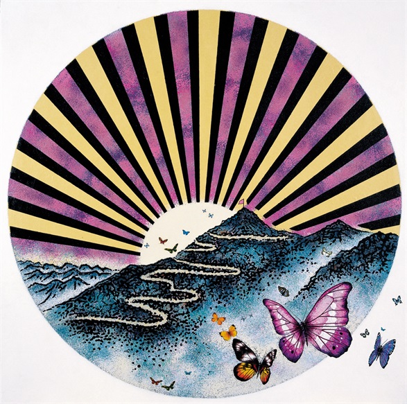 太阳下的⻛景-六盘山  The scenery under a sun- LiuPan mountain