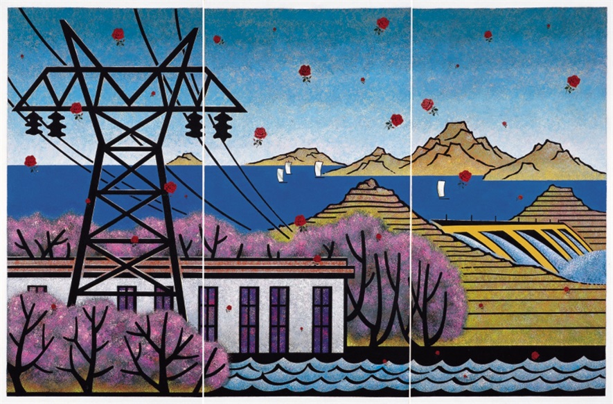 太阳下的⻛景-桃花源  The scenery under a sun-The Peach Garden