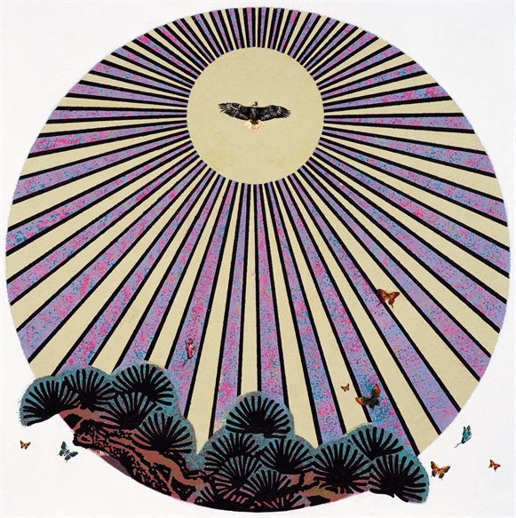 太阳下的⻛景-⻘松 The scenery under a sun-A pine